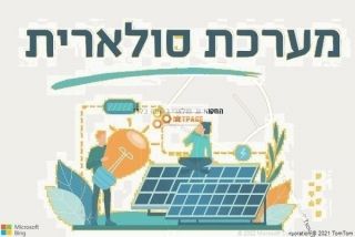 התקנת גג סולארי במחנה בלדד