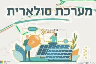 התקנת גג סולארי בשזור