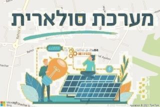 התקנת גג סולארי בטל שחר