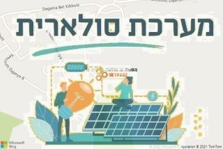 התקנת גג סולארי בדגניה ב׳